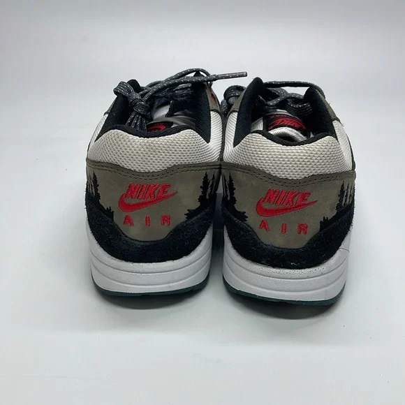 Used Nike Air Max 1 PRM Shoes "Escape Treeline" Slate Blue FJ0698-100 Men - Picture 4 of 5